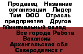 Продавец › Название организации ­ Лидер Тим, ООО › Отрасль предприятия ­ Другое › Минимальный оклад ­ 13 500 - Все города Работа » Вакансии   . Архангельская обл.,Северодвинск г.